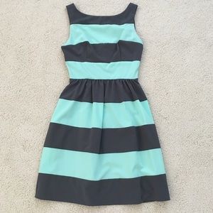 Grey and Mint Skater Dress (sz 1/2)